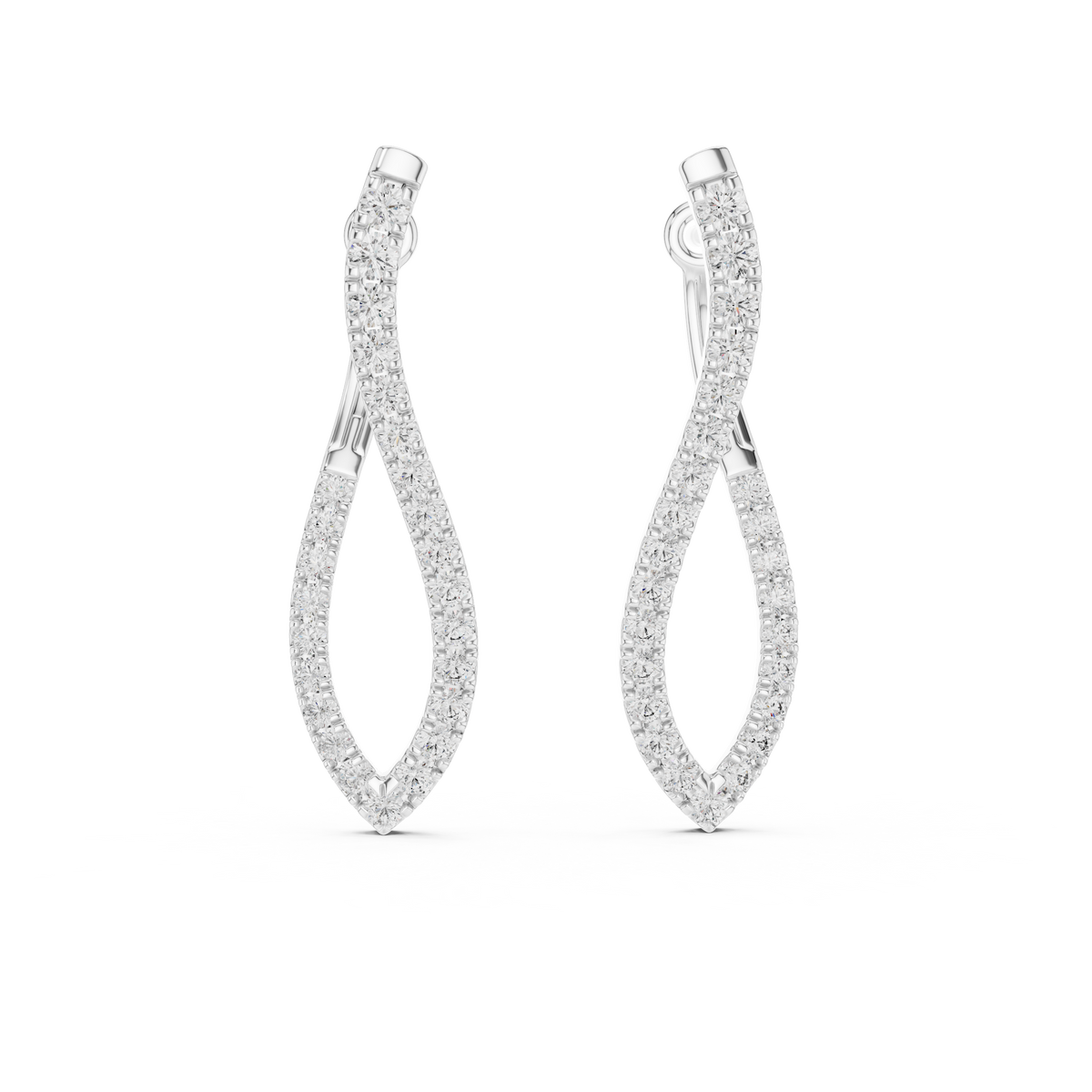 Earring ER-27@7 - White Gold - Image