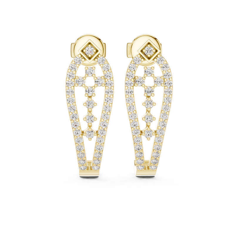 Earring 27@7 - Yellow Gold - Image