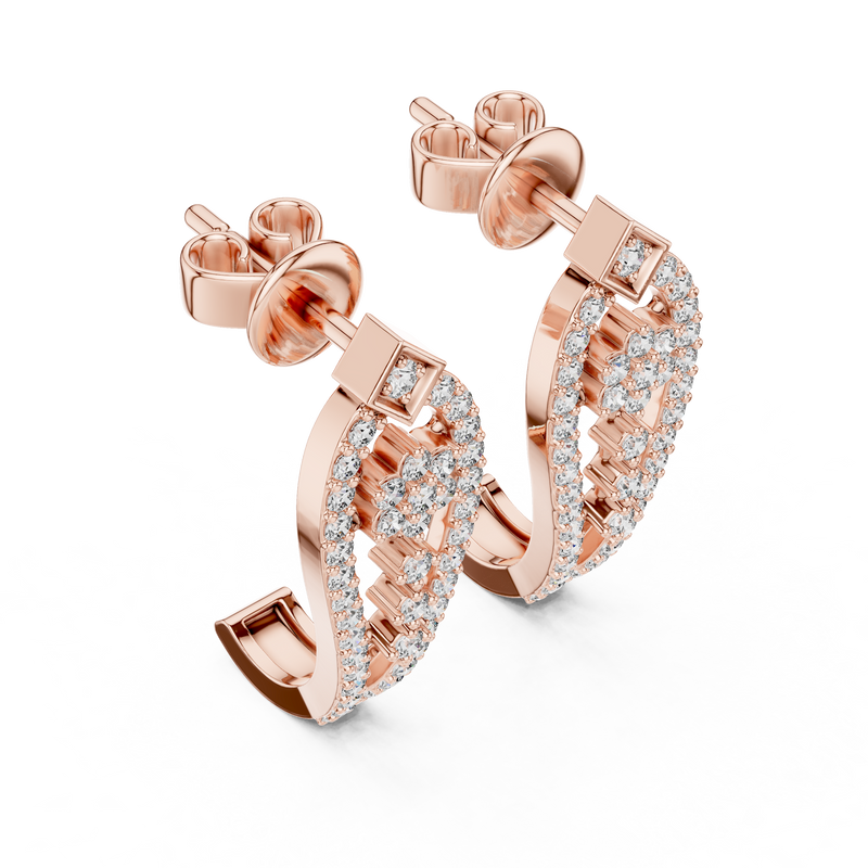 Earring 28@7 - Rose Gold - Image