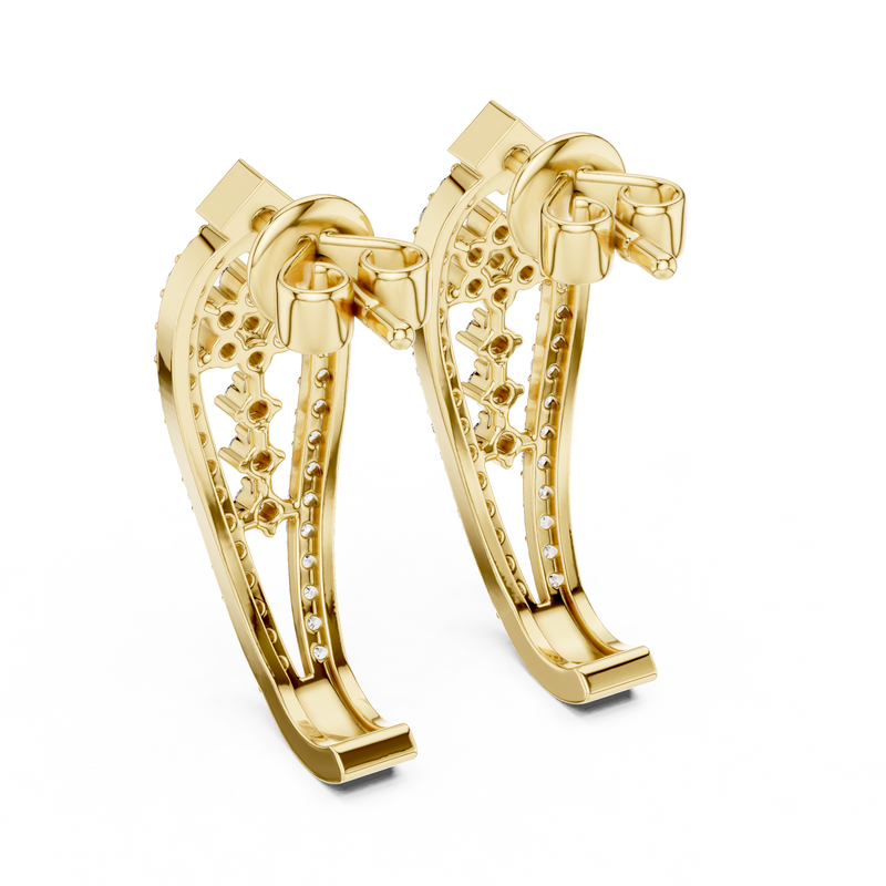 Earring 28@7 - Yellow Gold - Image
