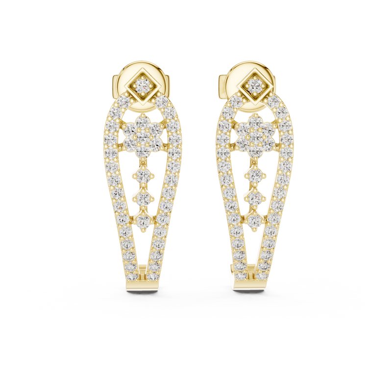 Earring 28@7 - Yellow Gold - Image