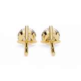 14K White Gold IGI Certified Round Solitaire Stud Earrings, 3 Prong, D-E Color, VVS/VS Clarity