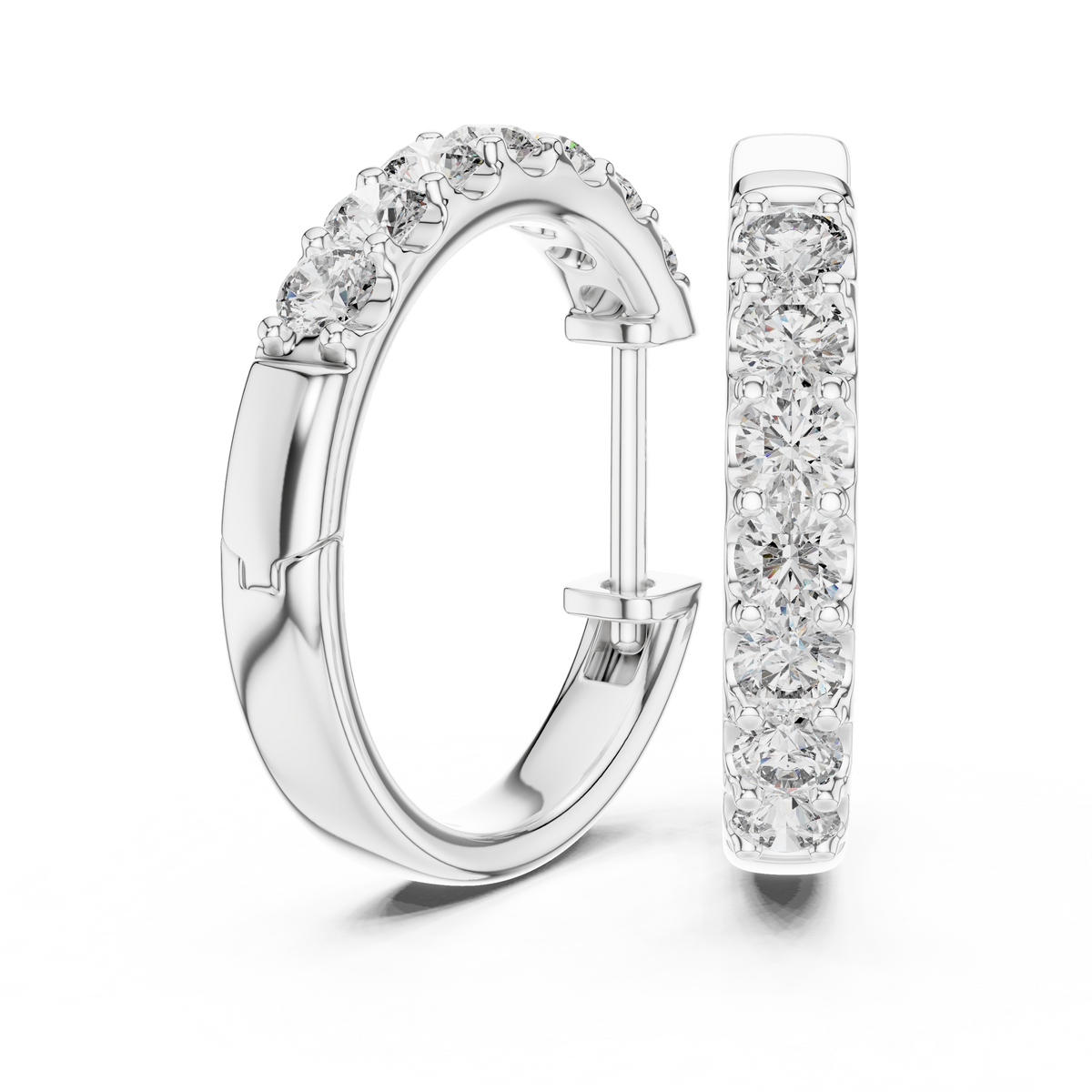 Earring ER-30@7 - White Gold - Image