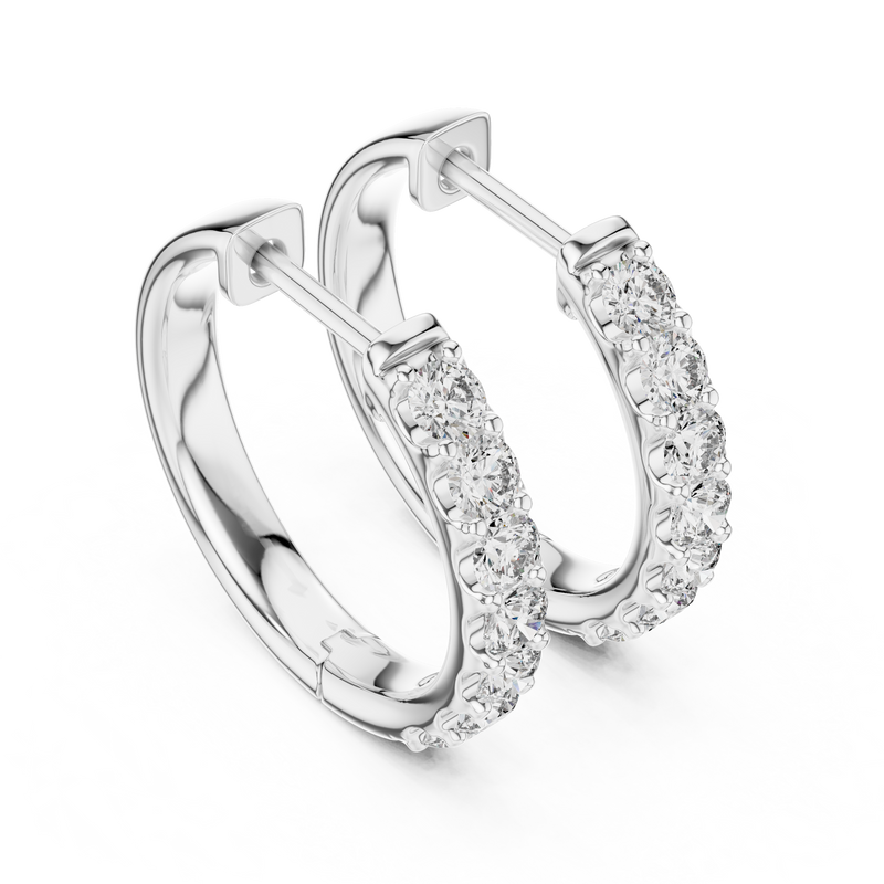 Earring ER-30@7 - White Gold - Image