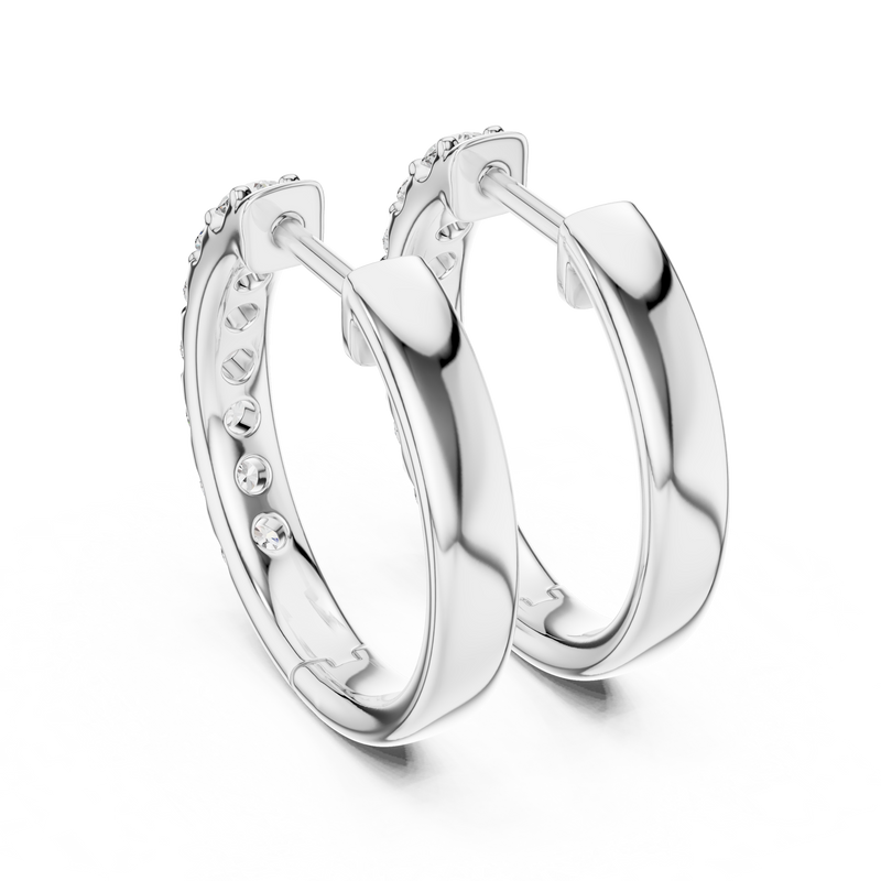 Earring ER-30@7 - White Gold - Image