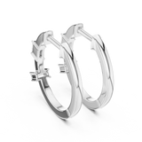 Earring ER-314@7 - White Gold - Image