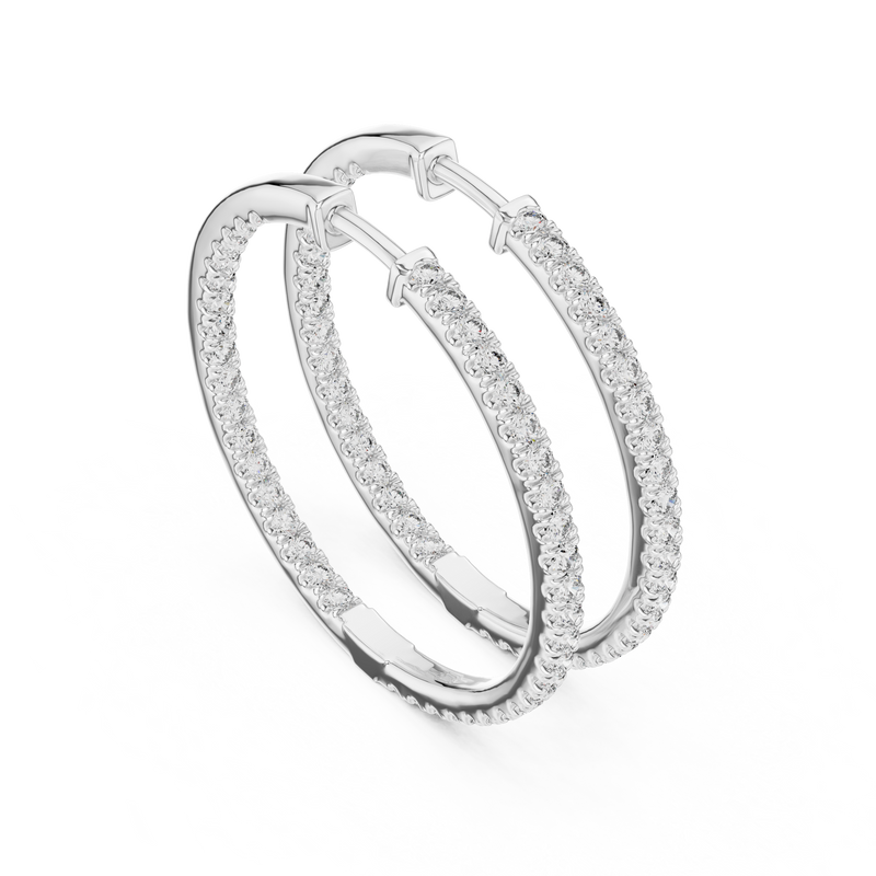 Earring 315@7 - White Gold - Image