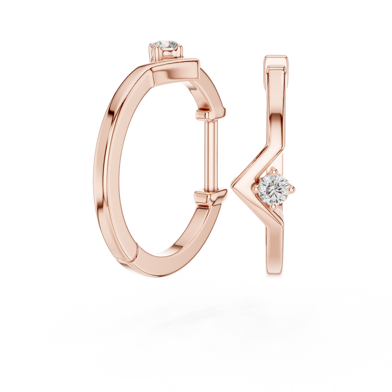 Earring ER-316@7 - Rose Gold - Image
