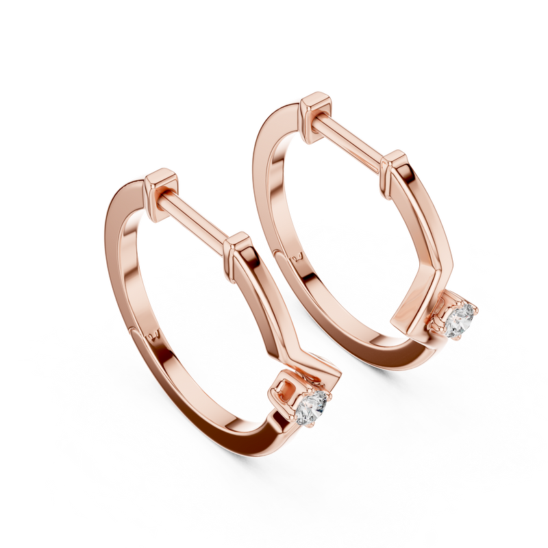 Earring ER-316@7 - Rose Gold - Image