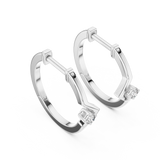 Earring ER-316@7 - White Gold - Image