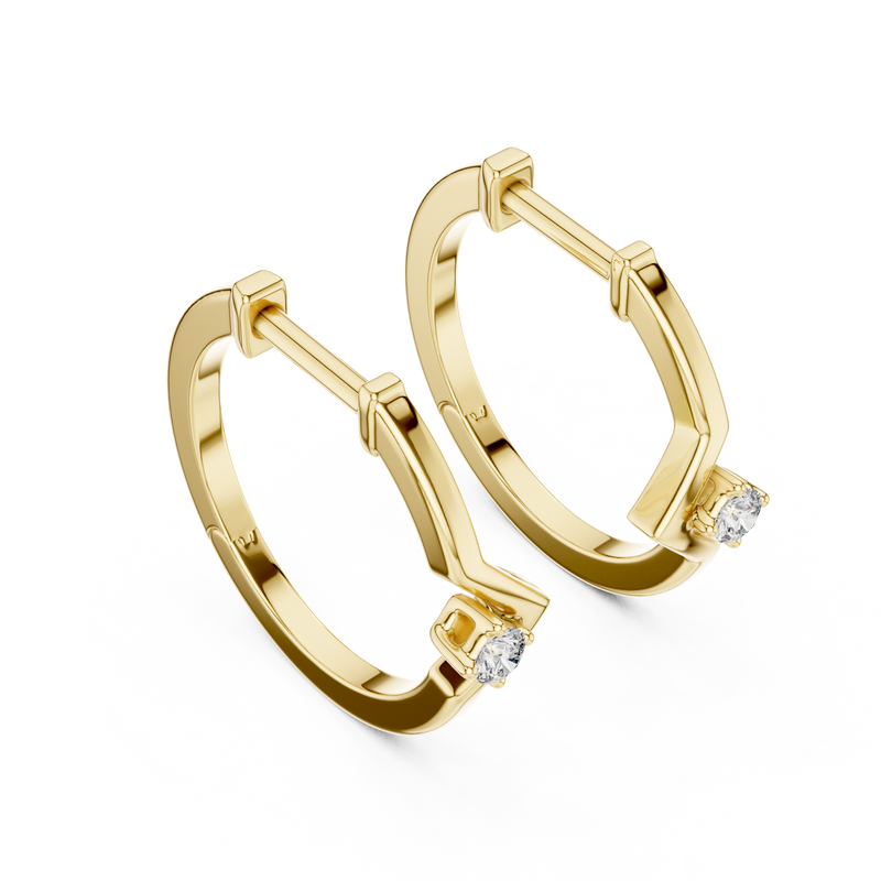 Earring ER-316@7 - Yellow Gold - Image