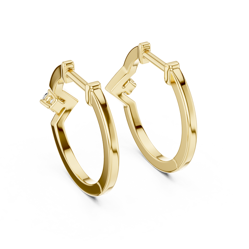 Earring ER-316@7 - Yellow Gold - Image