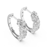Earring ER-318@7 - White Gold - Image