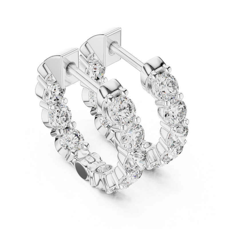 Earring ER-31@7 - White Gold - Image