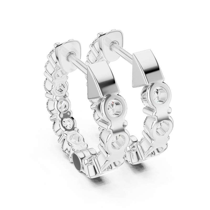 Earring ER-31@7 - White Gold - Image
