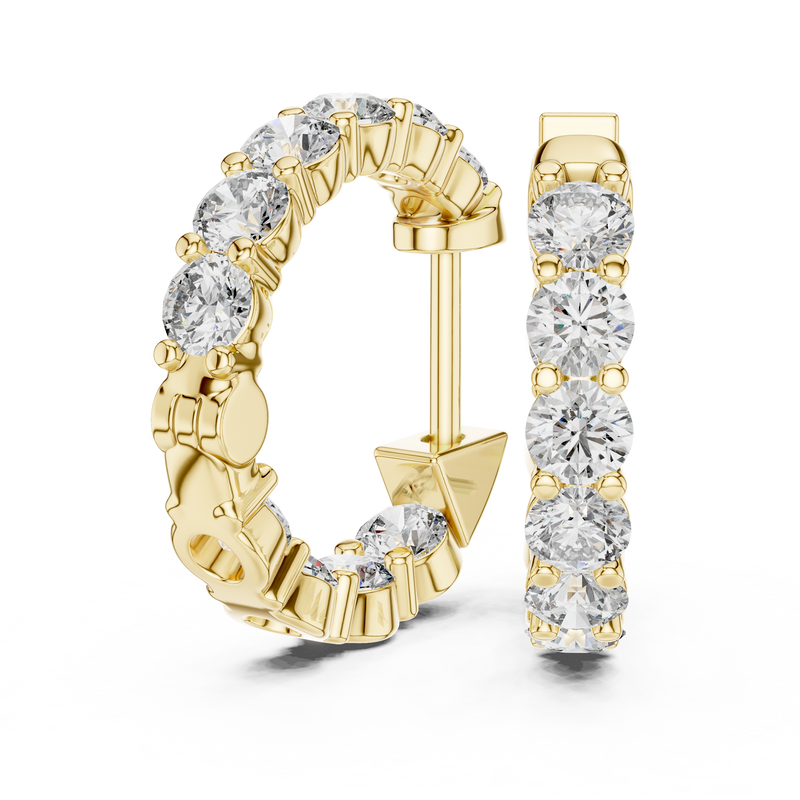 Earring ER-31@7 - Yellow Gold - Image
