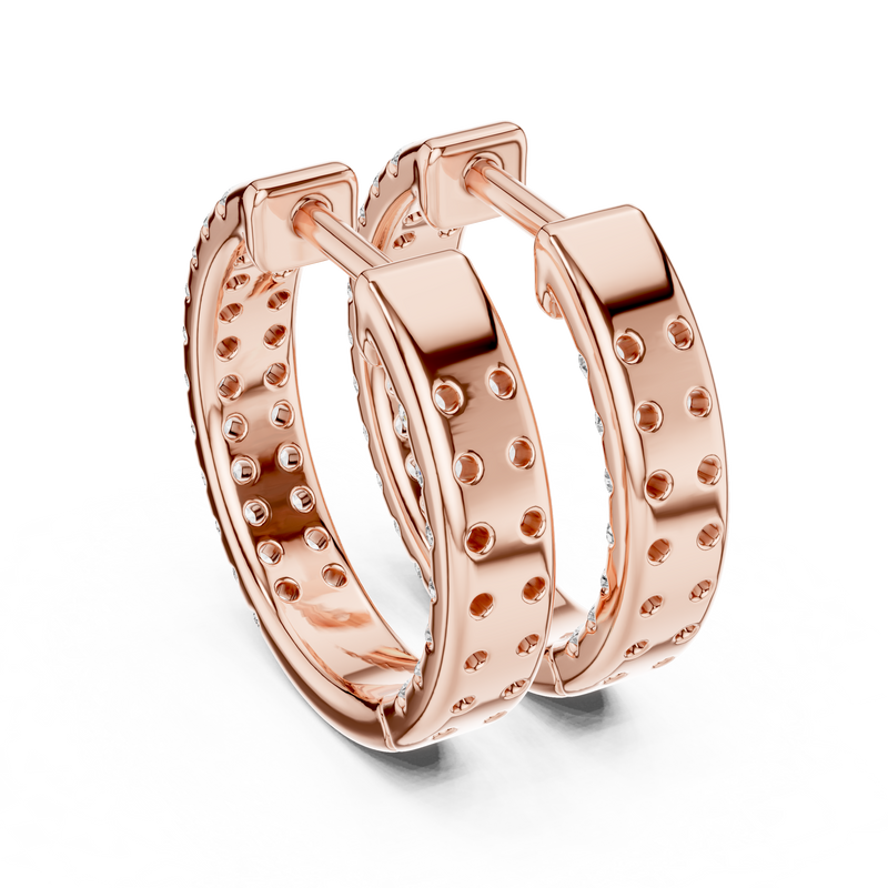Earring 323@7 - Rose Gold - Image