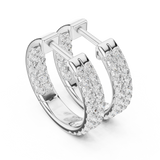Earring 323@7 - White Gold - Image