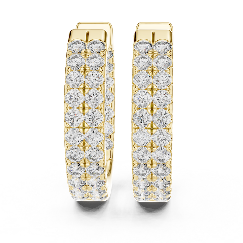 Earring 323@7 - Yellow Gold - Image