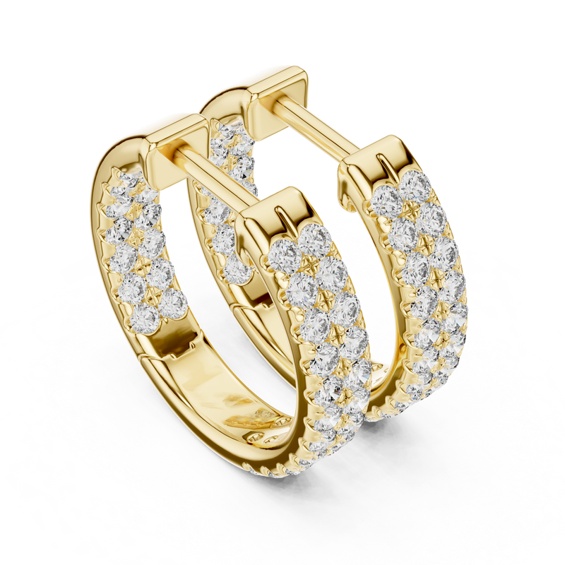 Earring 323@7 - Yellow Gold - Image