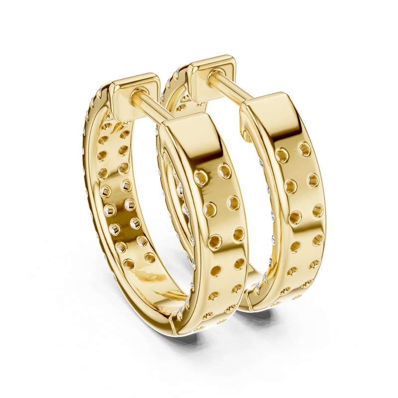 Earring 323@7 - Yellow Gold - Image