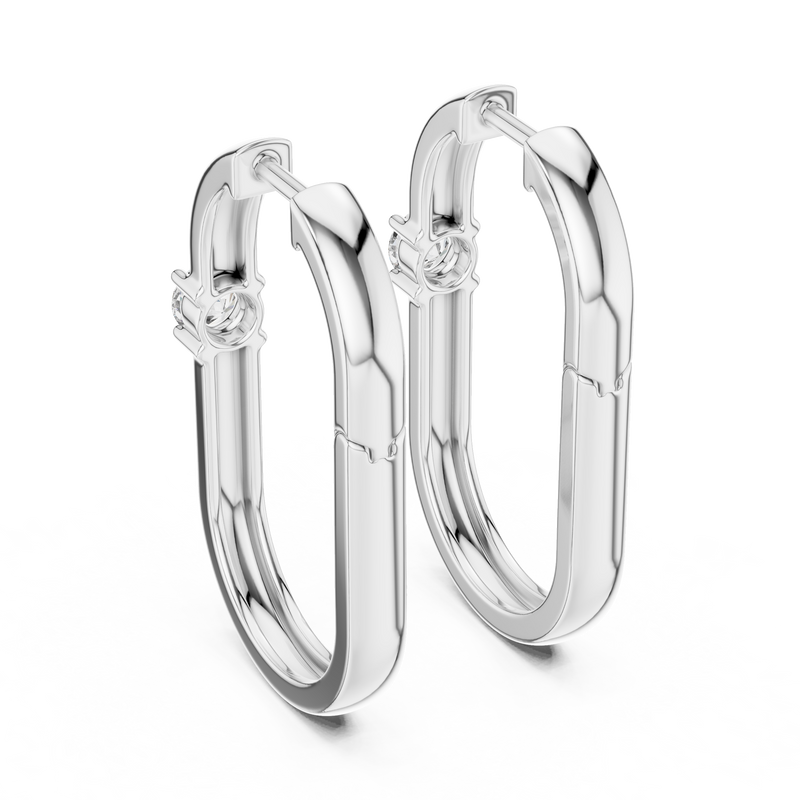 Earring ER-326@7 - White Gold - Image