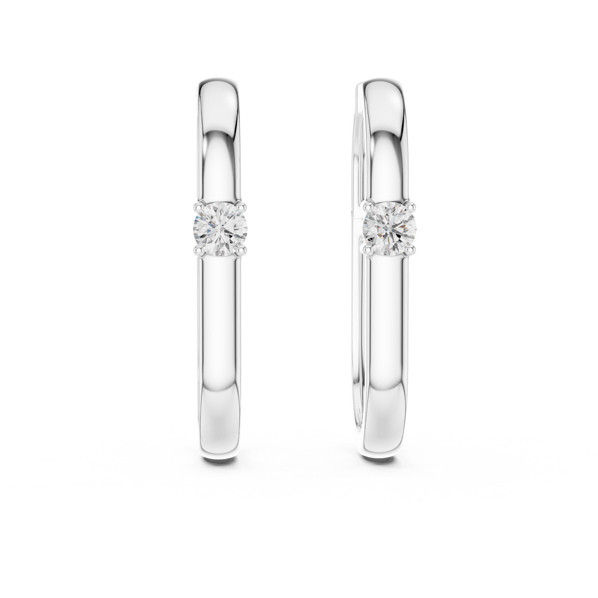 Earring ER-326@7 - White Gold - Image