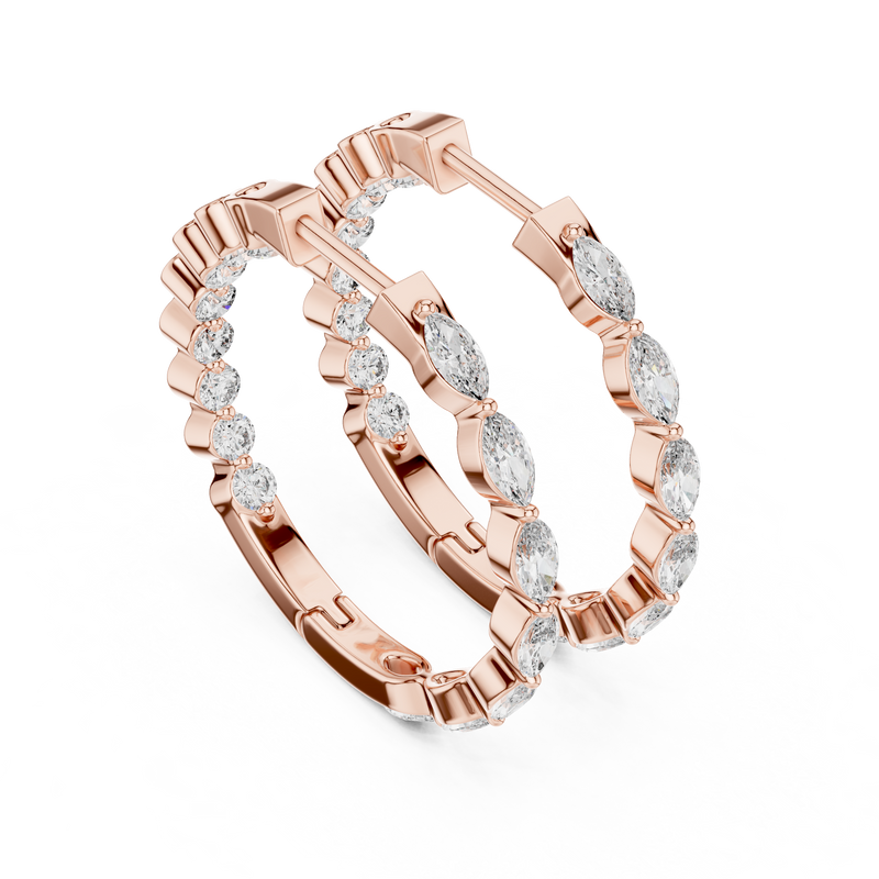 Earring ER-330@7 - Rose Gold - Image