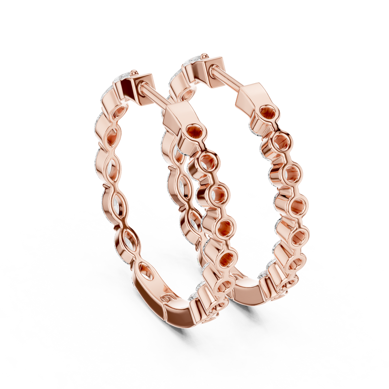 Earring ER-330@7 - Rose Gold - Image