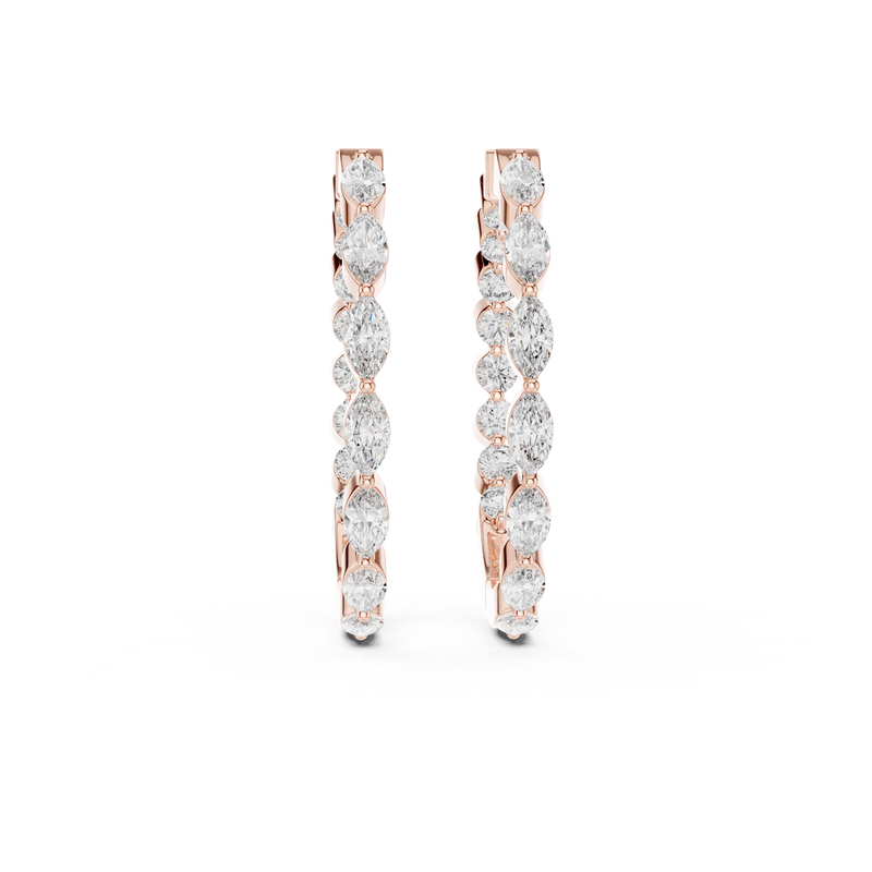 Earring ER-330@7 - Rose Gold - Image