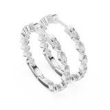 Earring ER-330@7 - White Gold - Image