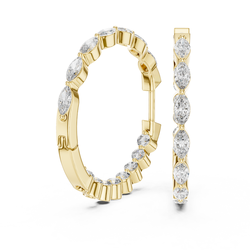 Earring ER-330@7 - Yellow Gold - Image