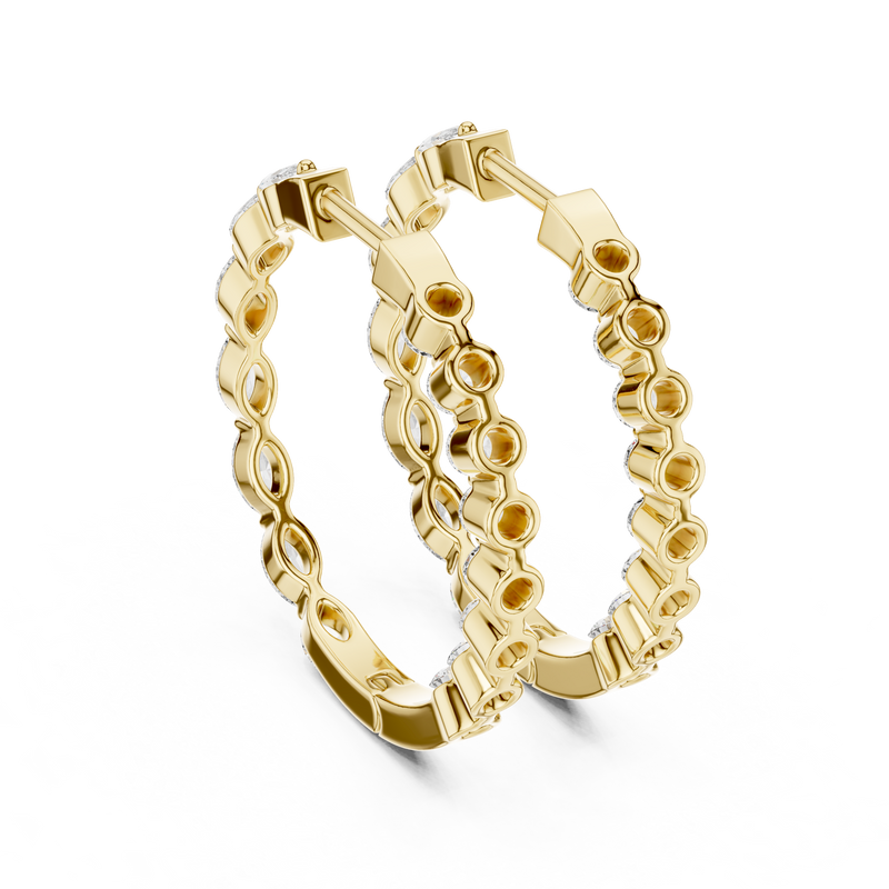 Earring ER-330@7 - Yellow Gold - Image