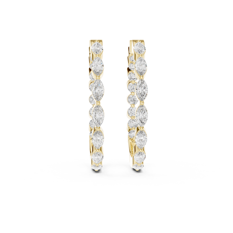 Earring ER-330@7 - Yellow Gold - Image