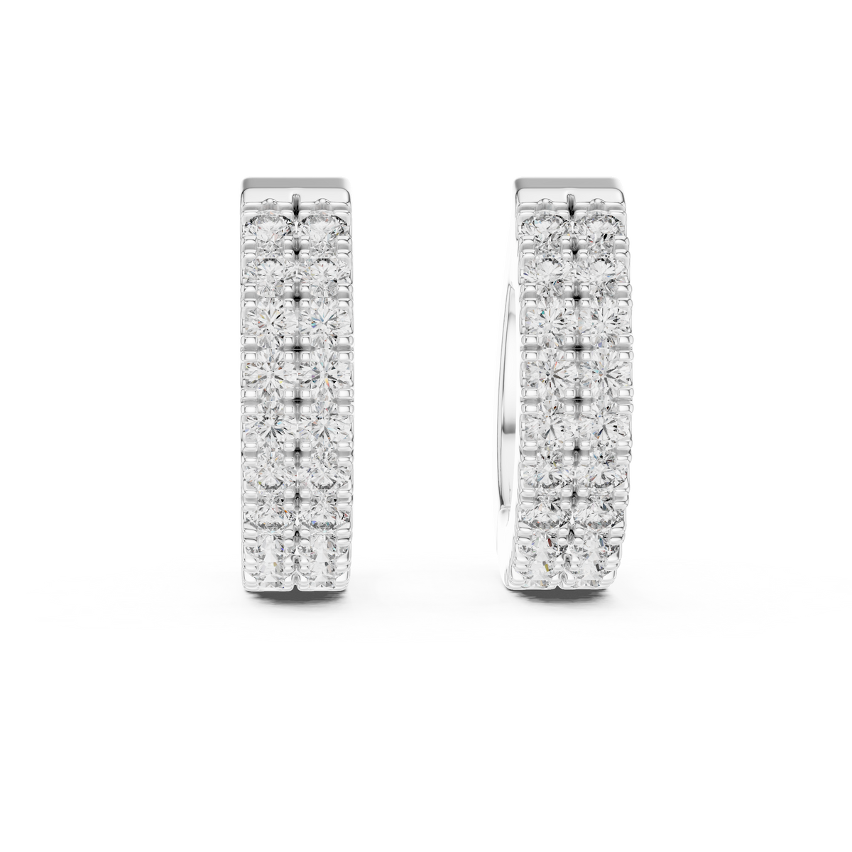 Earring ER-337@7 - White Gold - Image