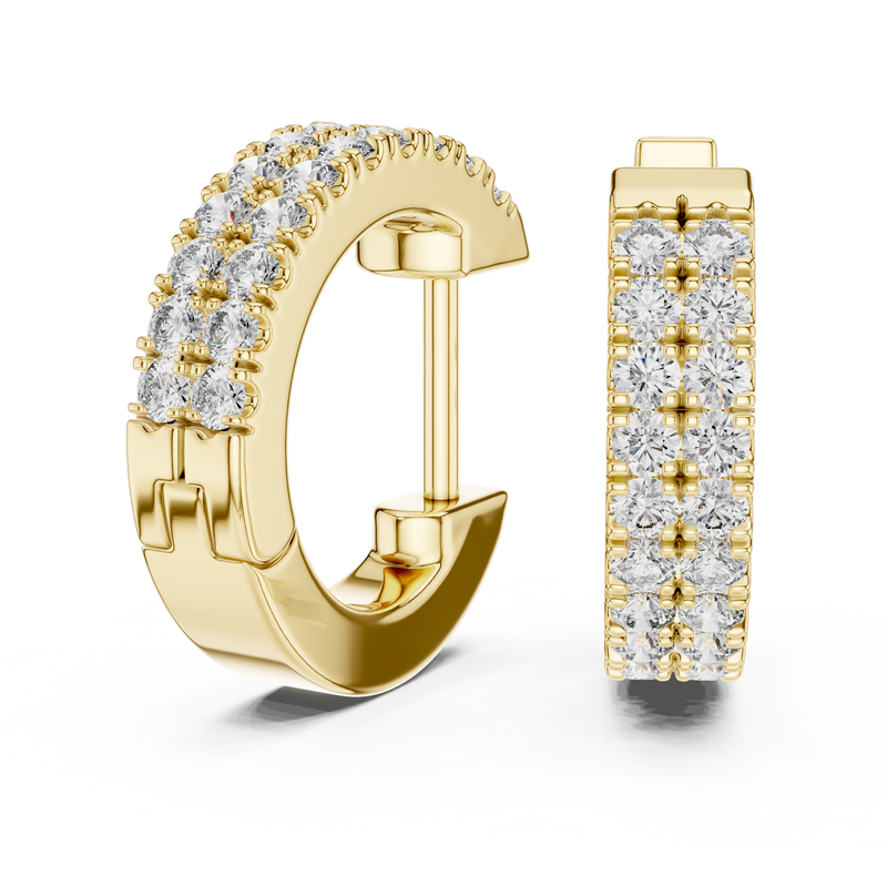 Earring ER-337@7 - Yellow Gold - Image