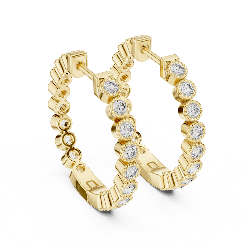 Earring ER-339@7 - Yellow Gold - Image