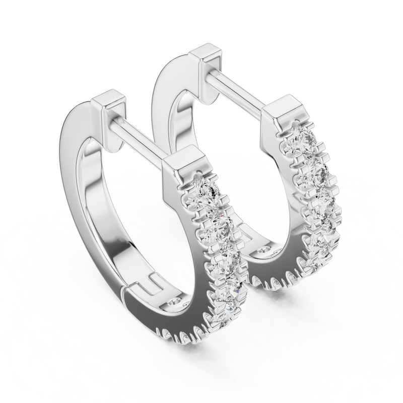 Earring 340 - White Gold - Image
