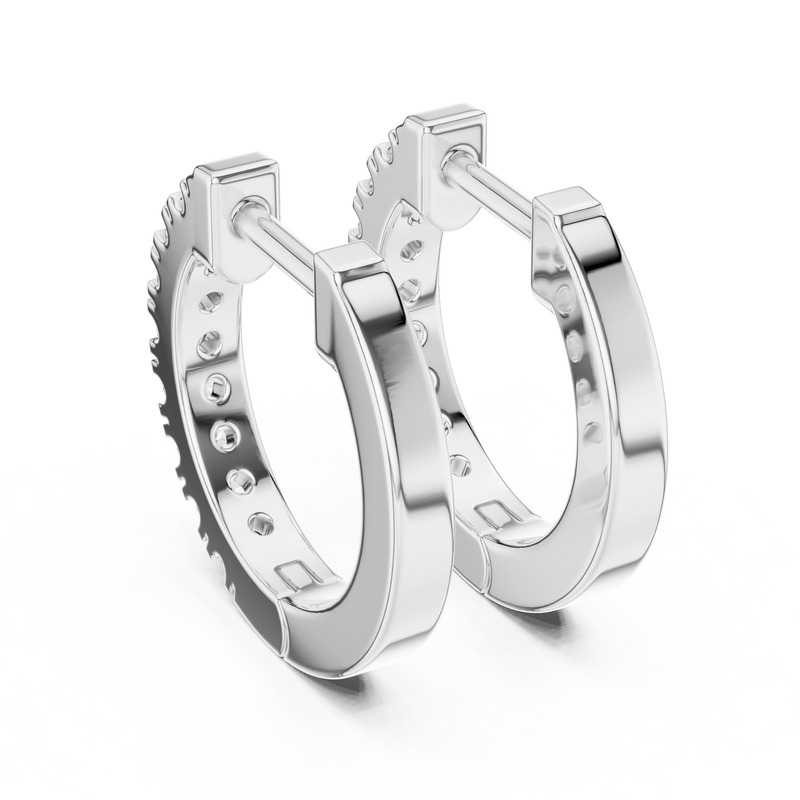 Earring 340 - White Gold - Image