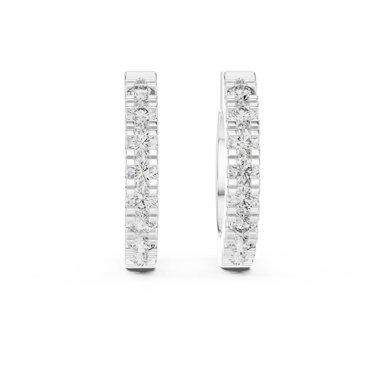 Earring 340 - White Gold - Image