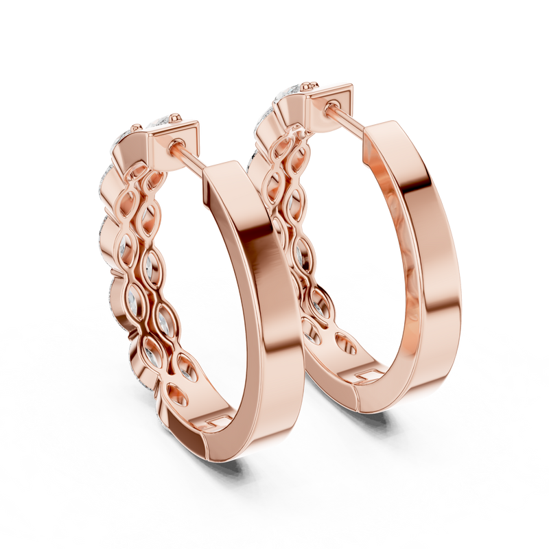 Earring 348@7 - Rose Gold - Image
