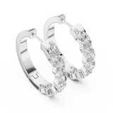 Earring 348@7 - White Gold - Image
