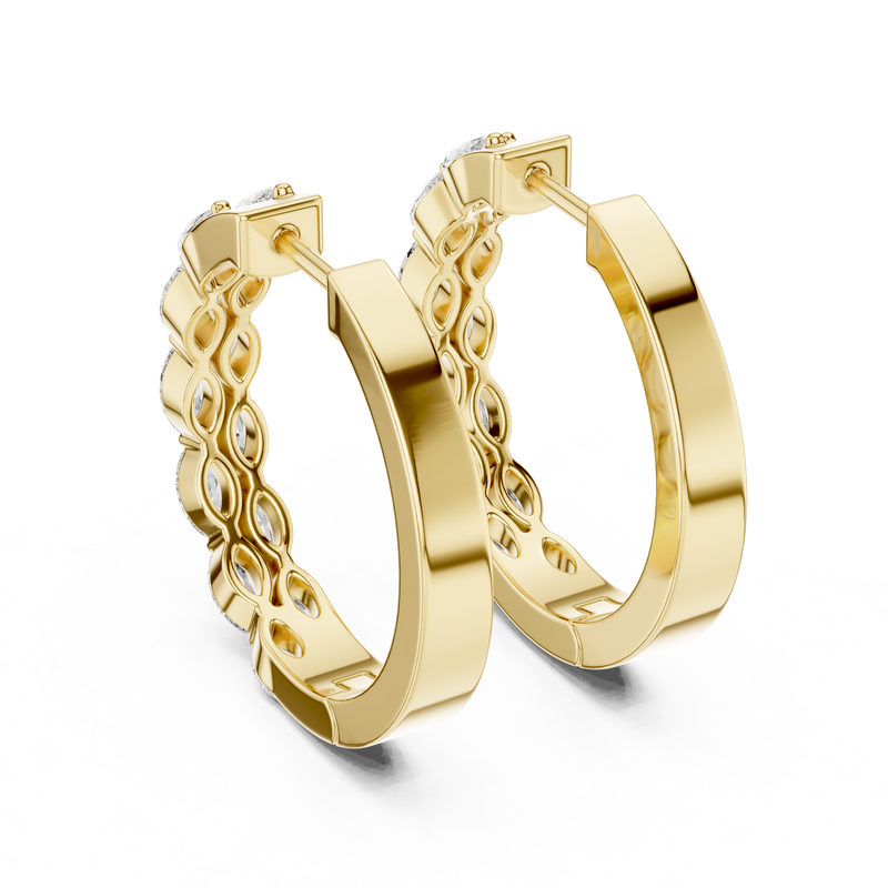Earring 348@7 - Yellow Gold - Image