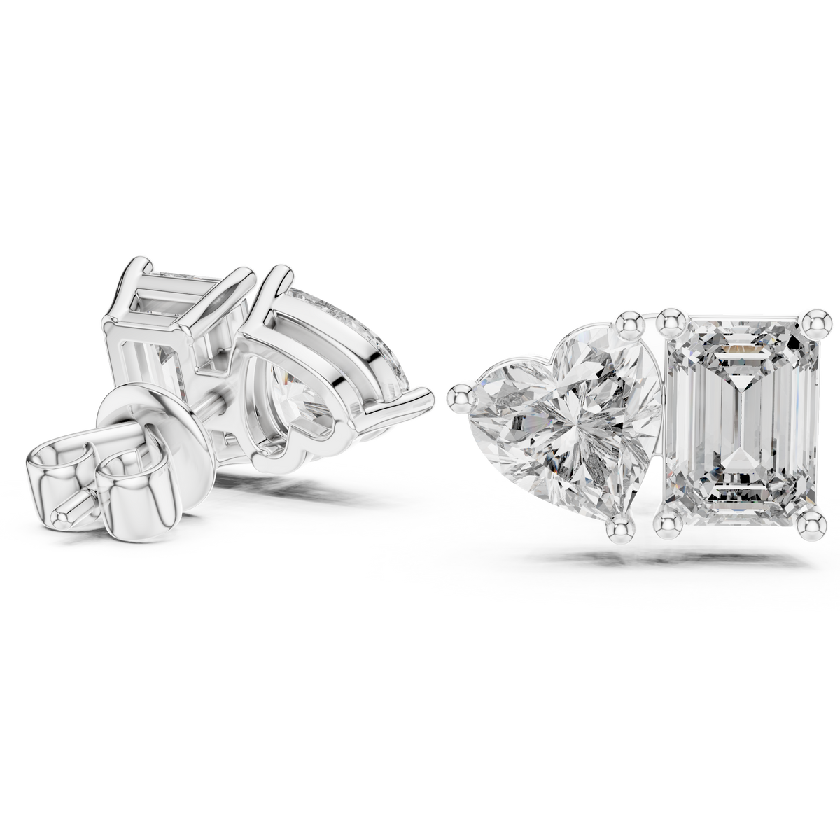 Earring ER-34@7 - White Gold - Image