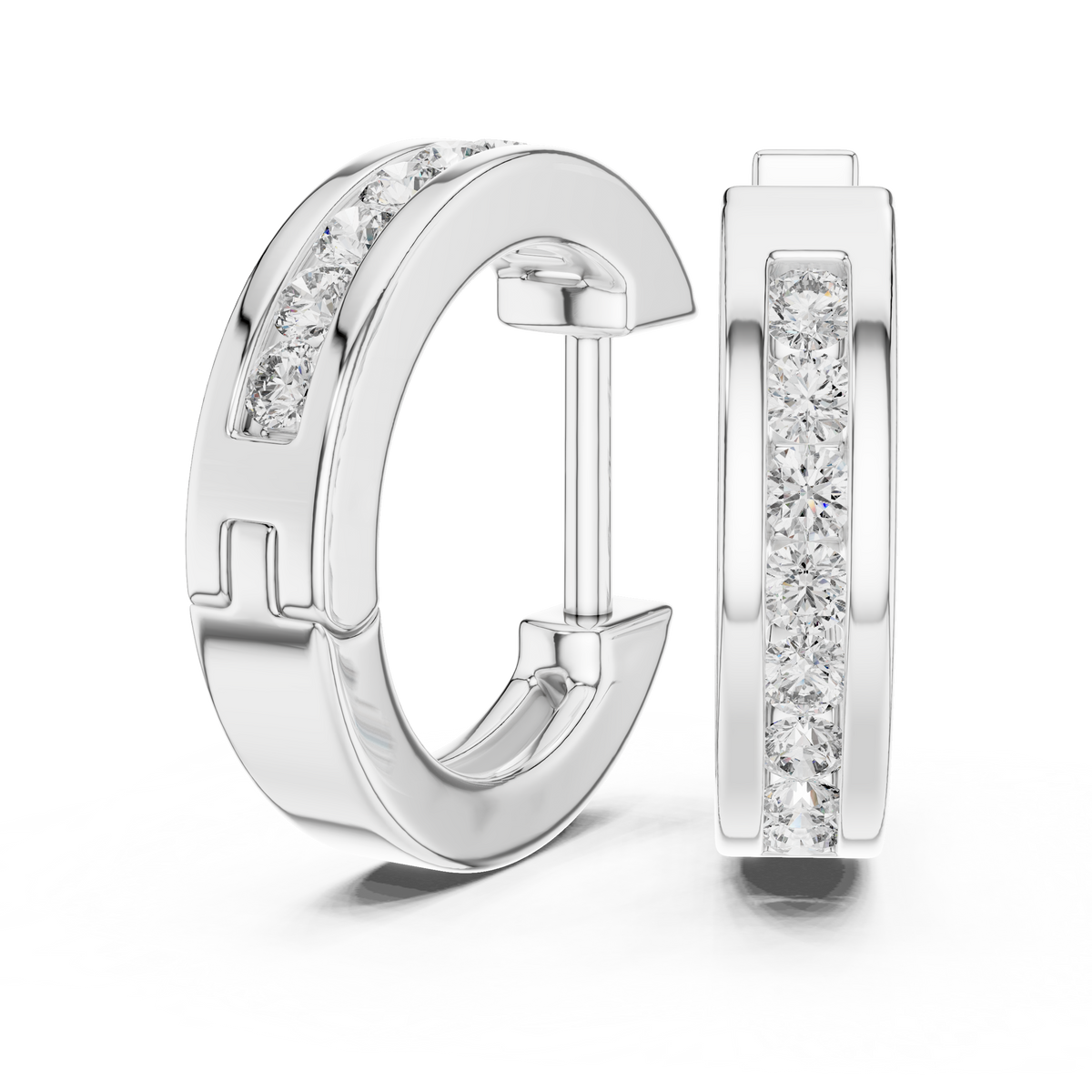 Earring 352@7 - White Gold - Image