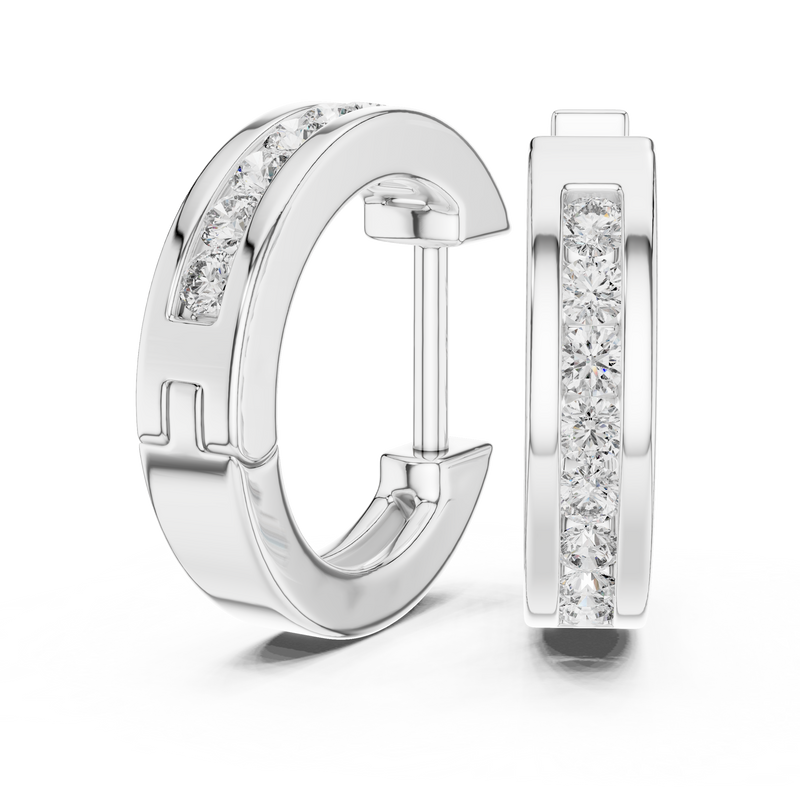Earring 352@7 - White Gold - Image