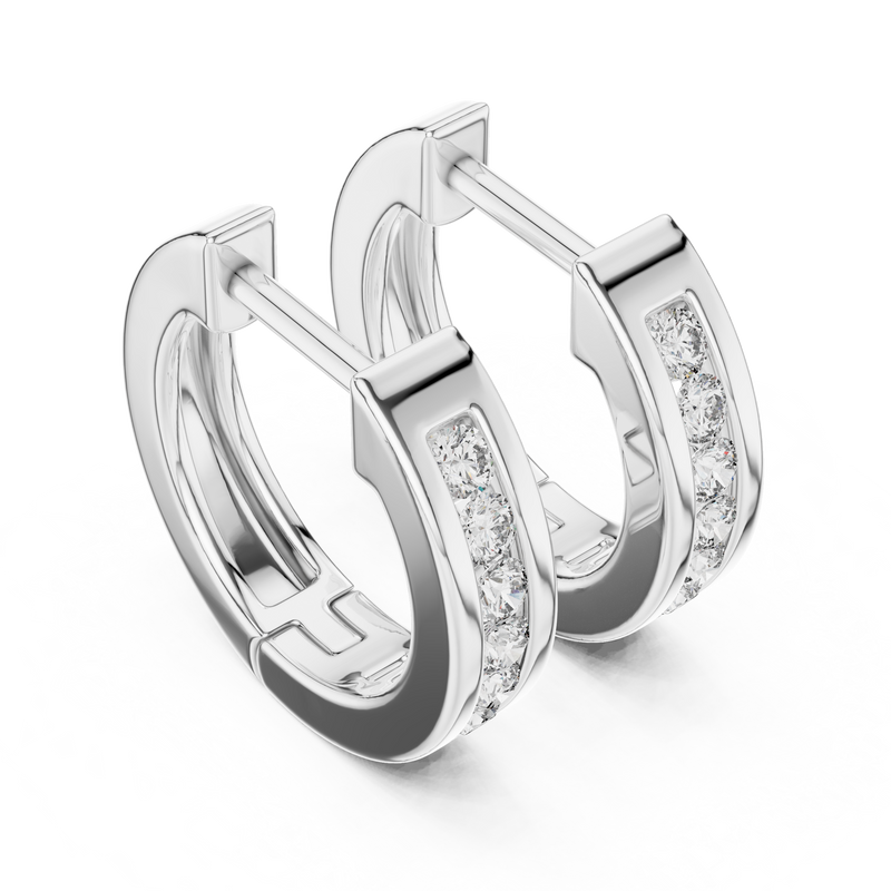 Earring 352@7 - White Gold - Image