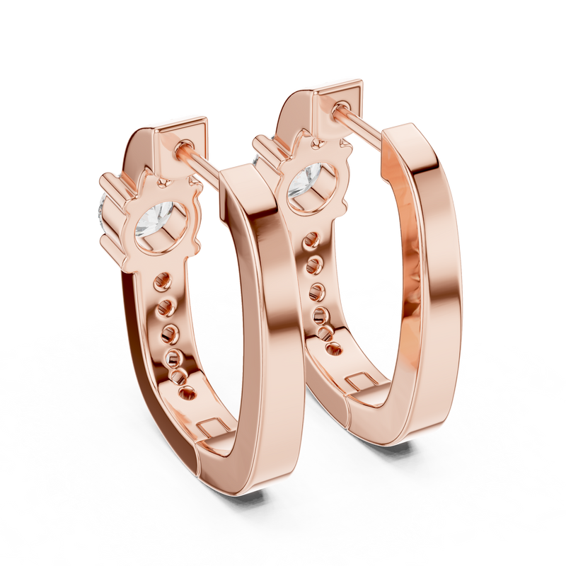 Earring 354@7 - Rose Gold - Image