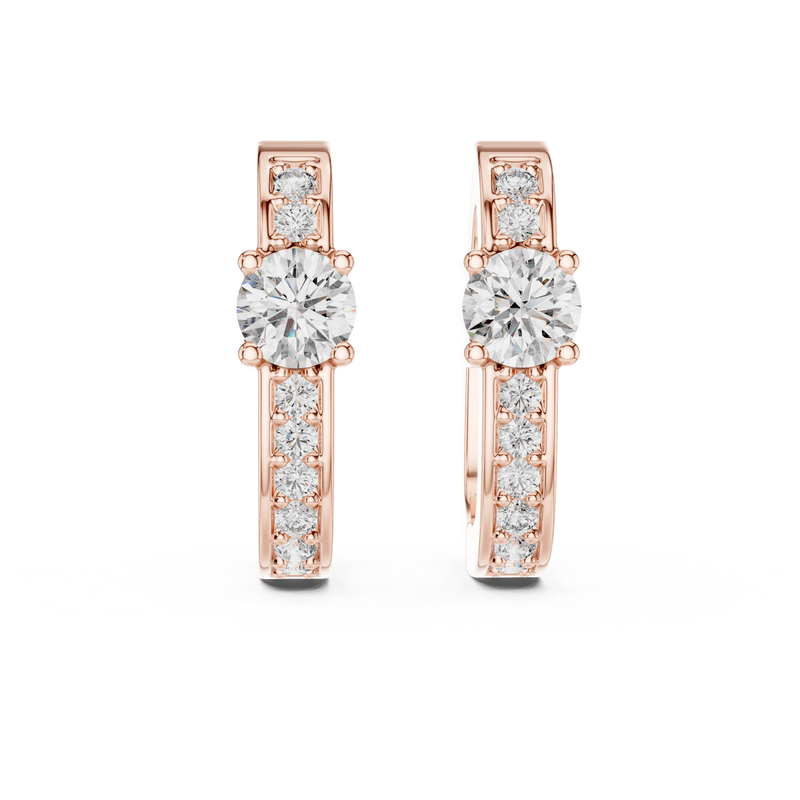 Earring 354@7 - Rose Gold - Image