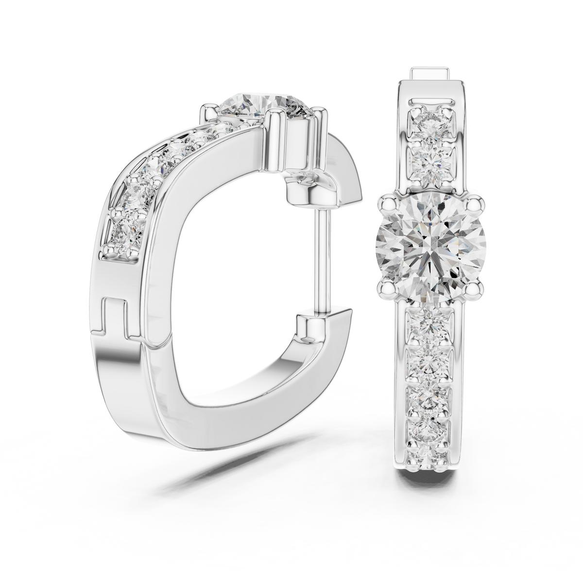 Earring 354@7 - White Gold - Image